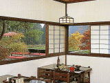 峯の茶屋テーブル席